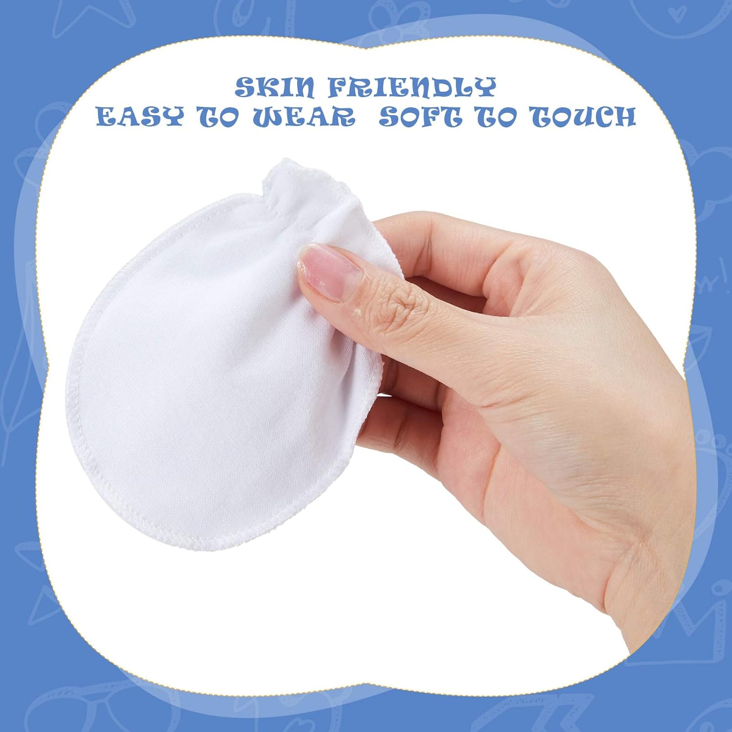 9 Pairs Newborn Baby Mittens 0-6 Months Soft No Scratch Gloves
