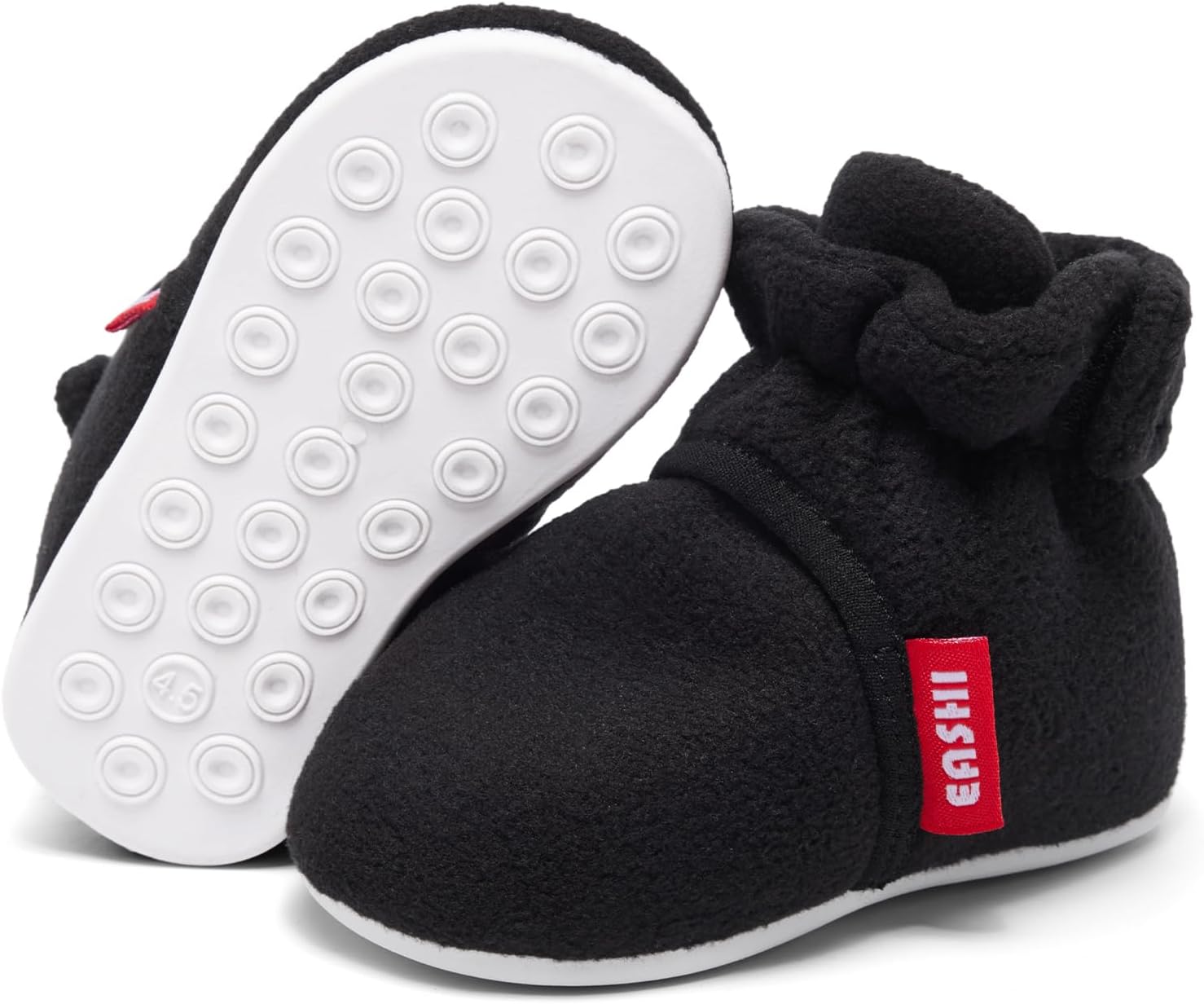 Eashi Toddler Non-Slip Soft Sole Socks Boots - Warm Multi-Size