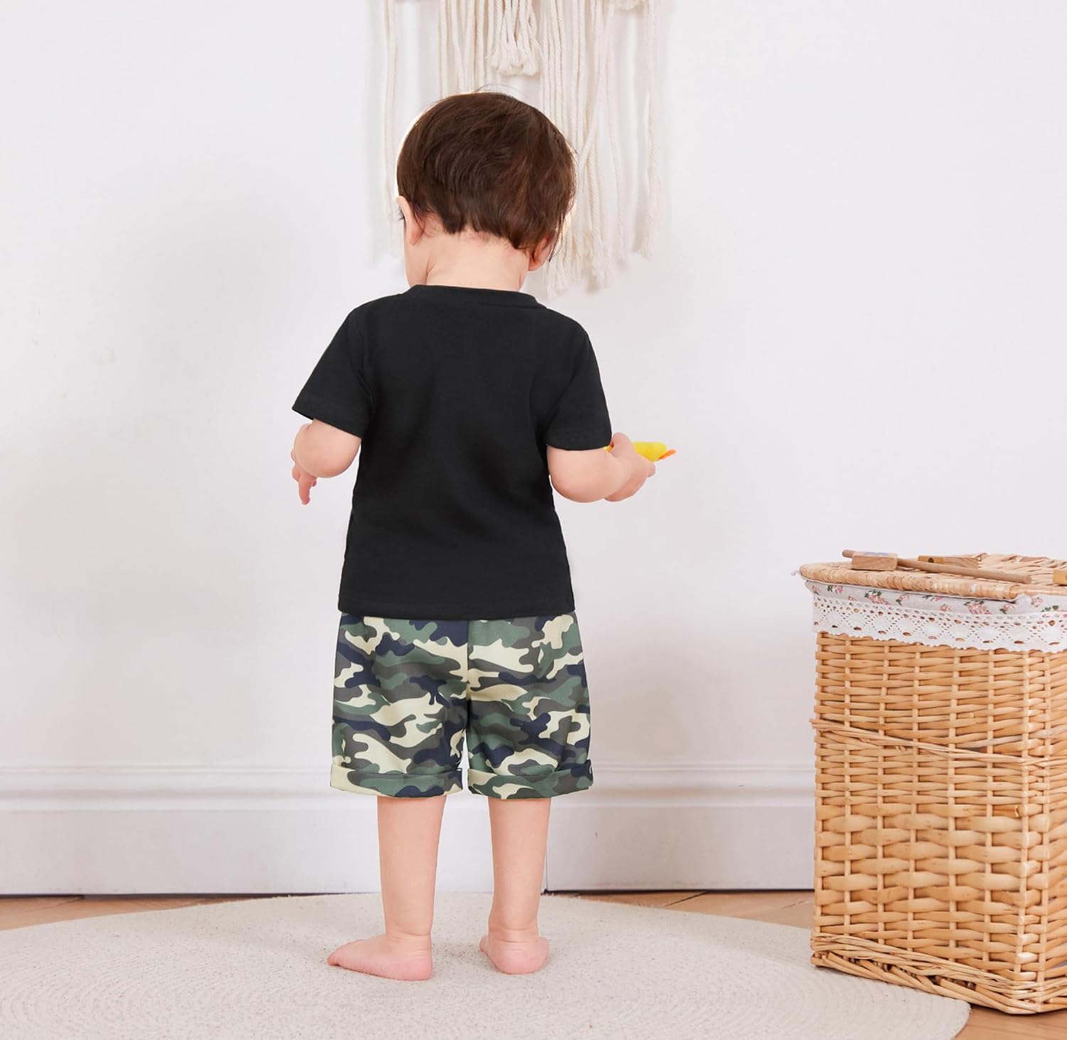 Wdehow Toddler Boys Summer Camouflage Sets