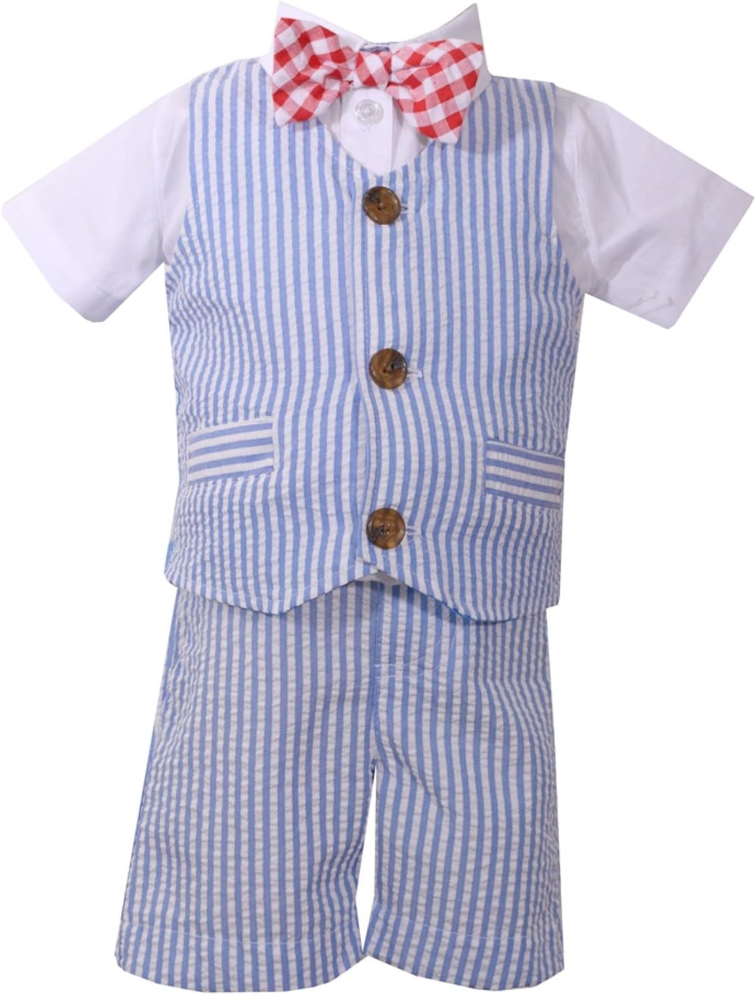 Seersucker Suits Set Perfect Collection for Little Boys gentleman Look
