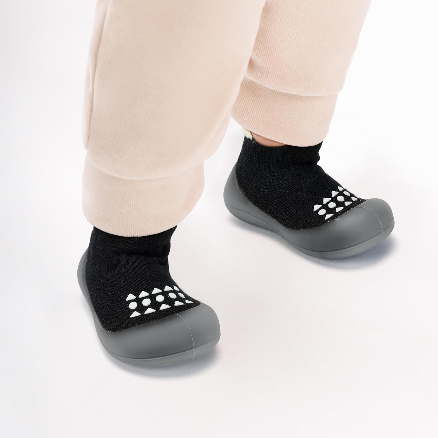 BACSAC Soft Rubber Non-Slip Walker Shoes for Toddlers