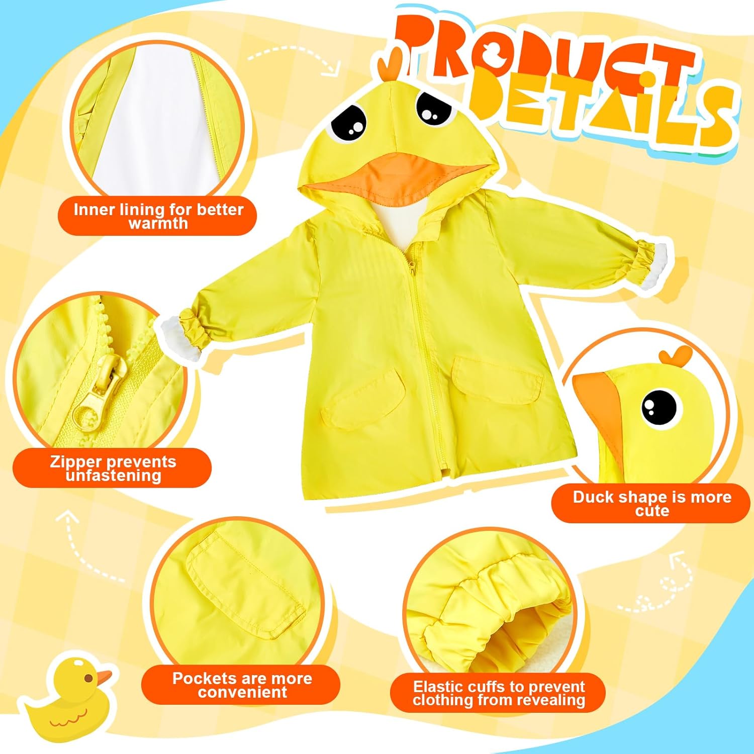 Halloween Costume Toddler 2 Pcs Toddler Raincoat Rain Boots Set