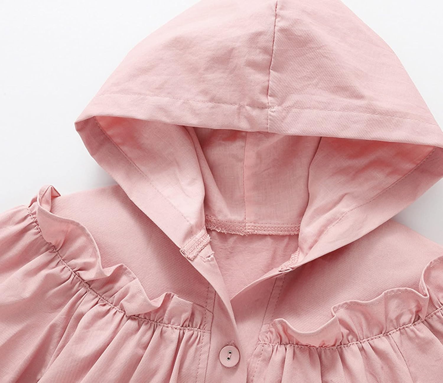 Childrens rain jackets in ruffled print waterproof and stylish for kids