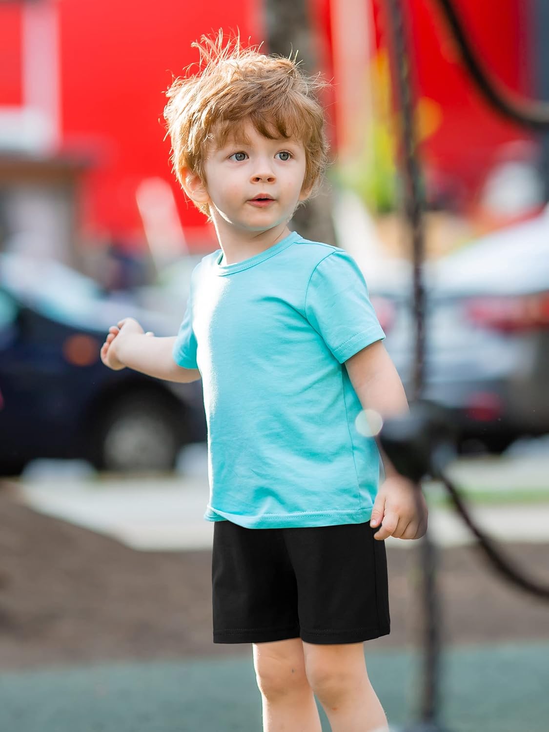 Resinta 4-Piece Baby Boys Cotton Shorts