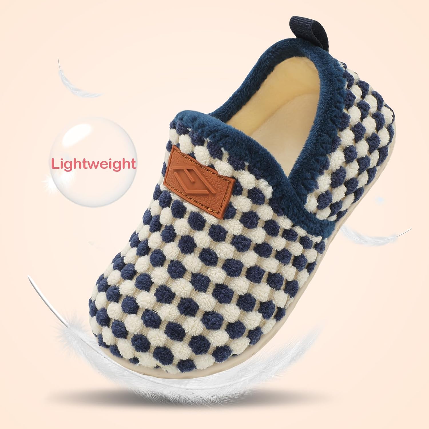 Lefflow Toddler Slippers for Boys Girls Lightweight Comfortable