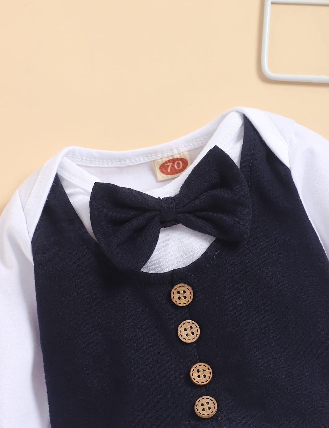 Cra-Zyme Baby Boy SulRomper Tuxedo