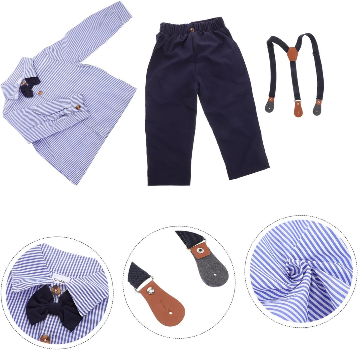 Beavorty Boys Long Sleeve Outfit for Autumn and Spring