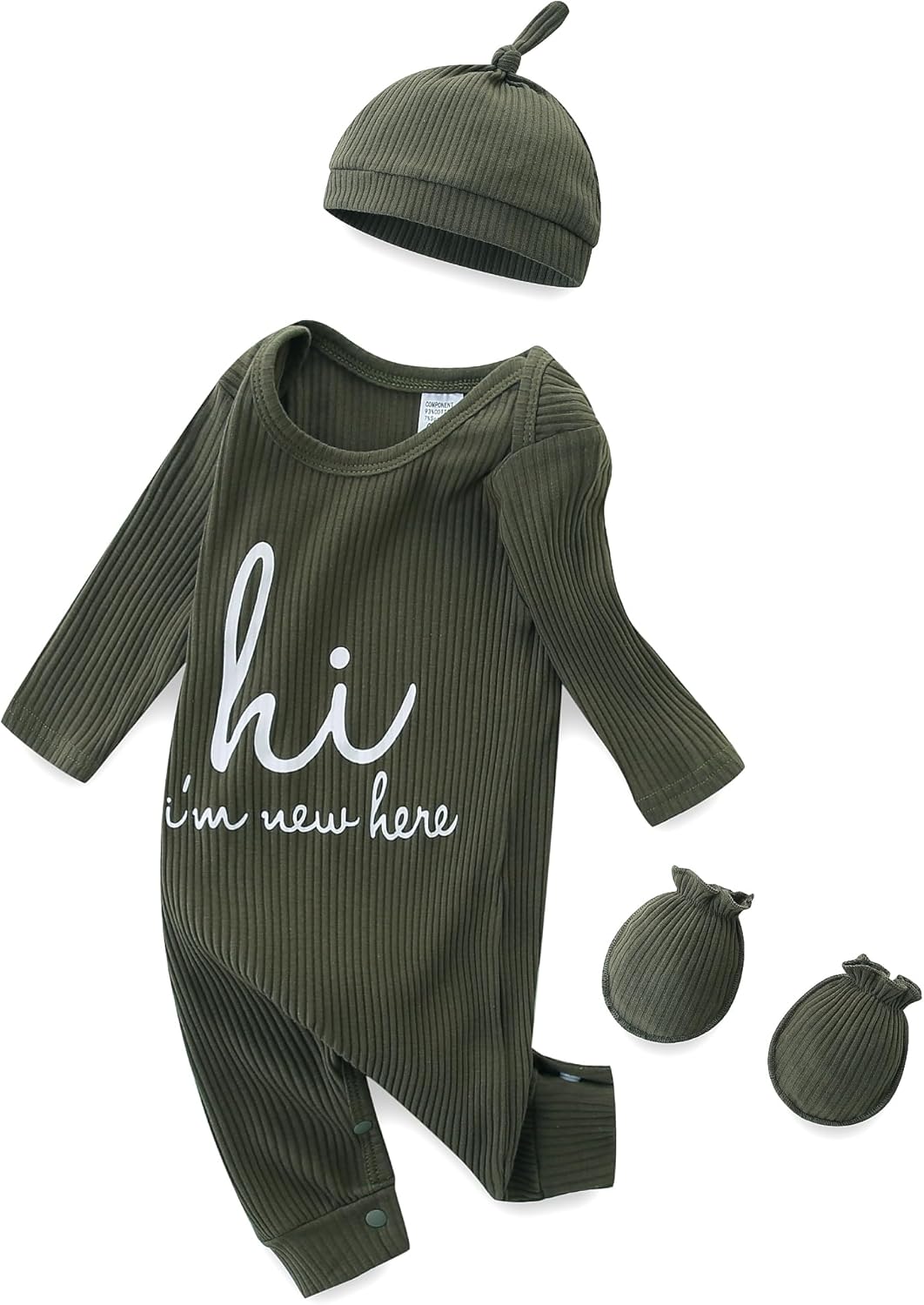 Newborn Baby Romper Hikido One-Piece romper 0-3months