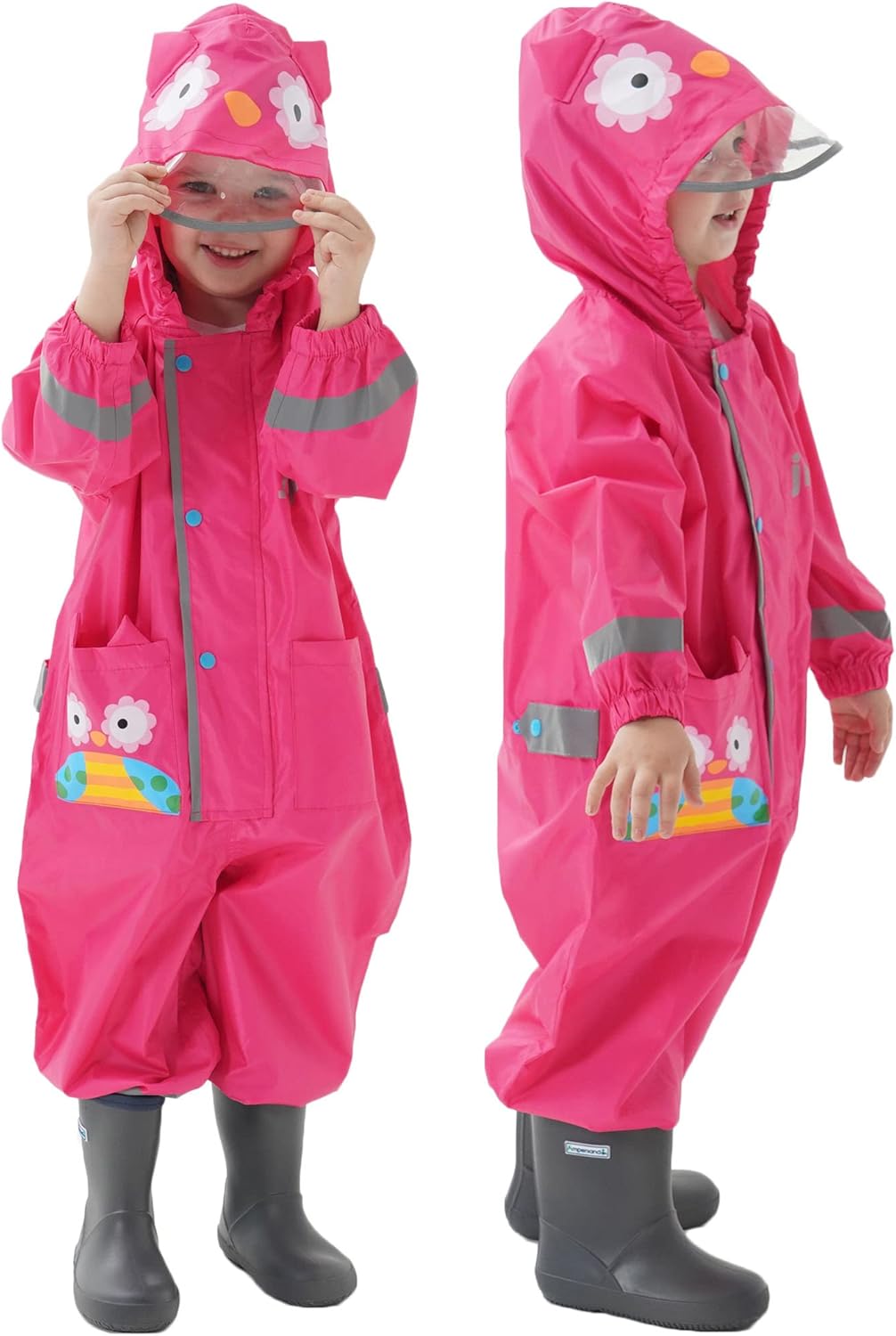 Fewlby Toddler Rain Jacket 1-10yr S-XL