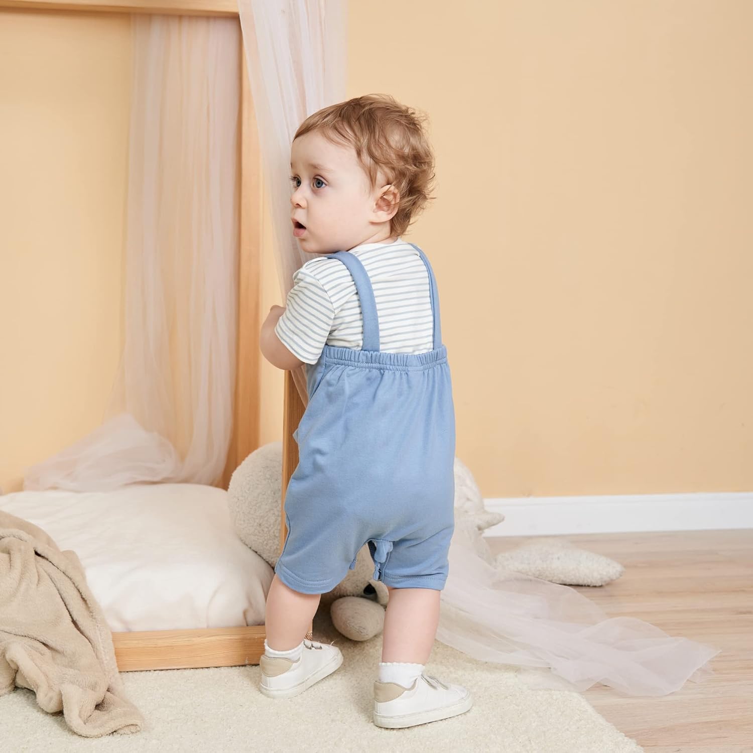 Infant Boys Summer Romper Set