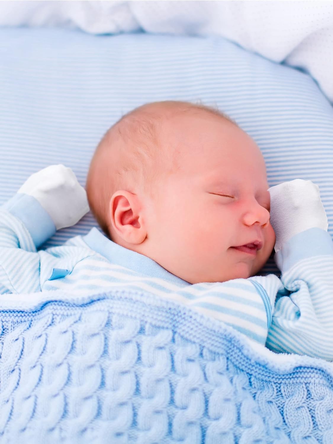 Newcotte Adjustable Baby Mittens for Newborns
