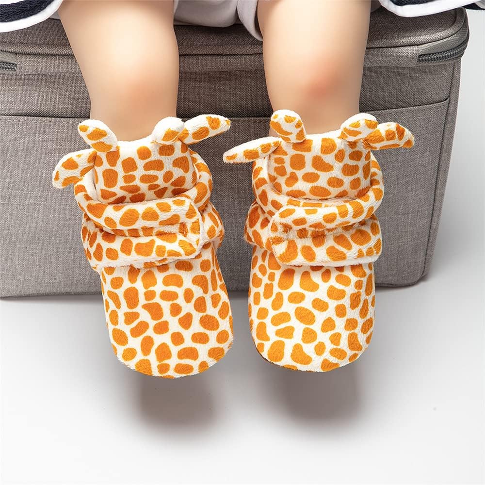 Perfect Warm Fleece Winter Booties for Babies Concise Comfy First Walkers