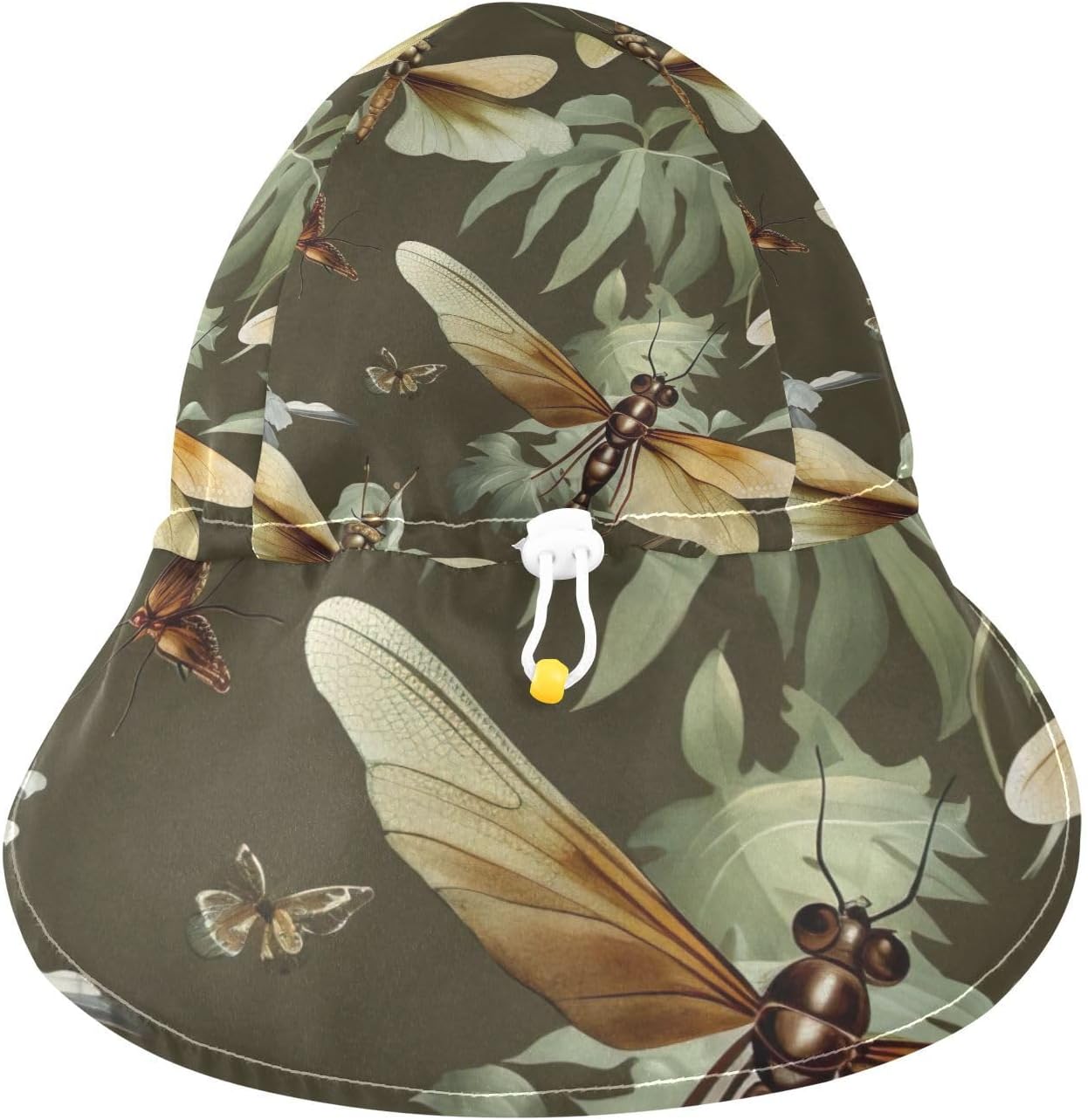 J JOYSAY Dragonfly Leaves Baby Sun Hat toddler UPF 50 vibrations