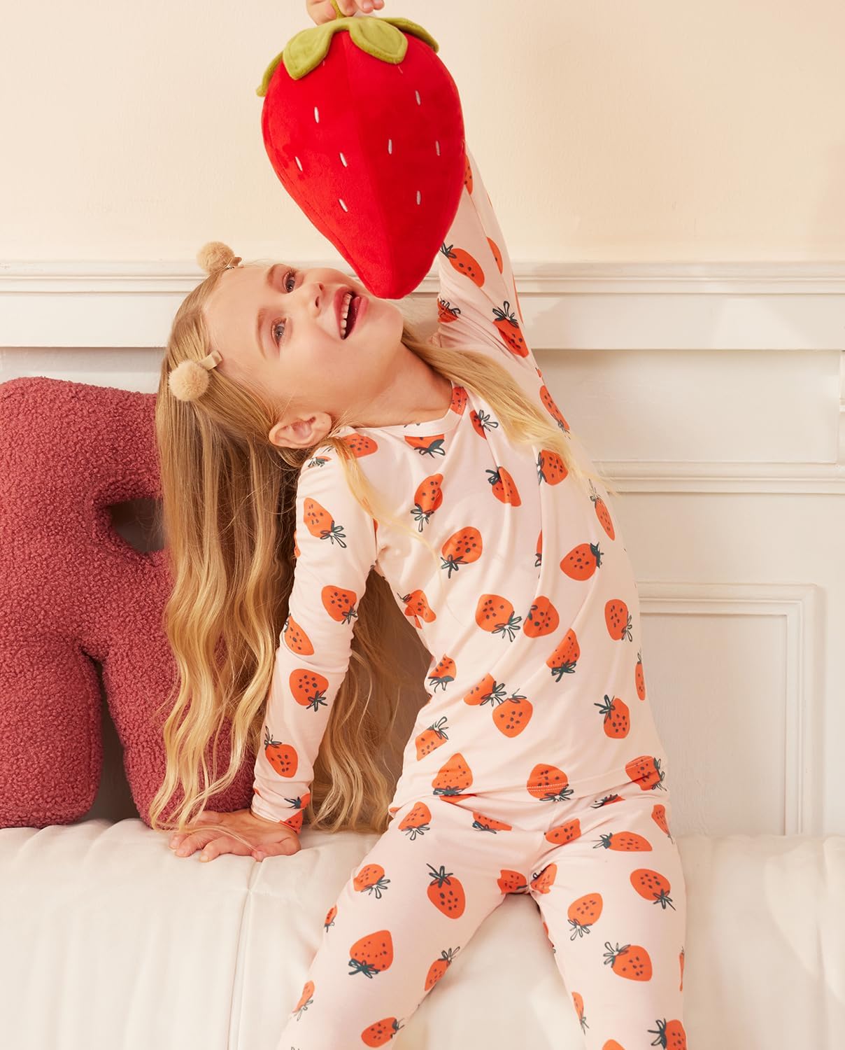 Bamboo Viscose Toddler Girls Pajama Sets