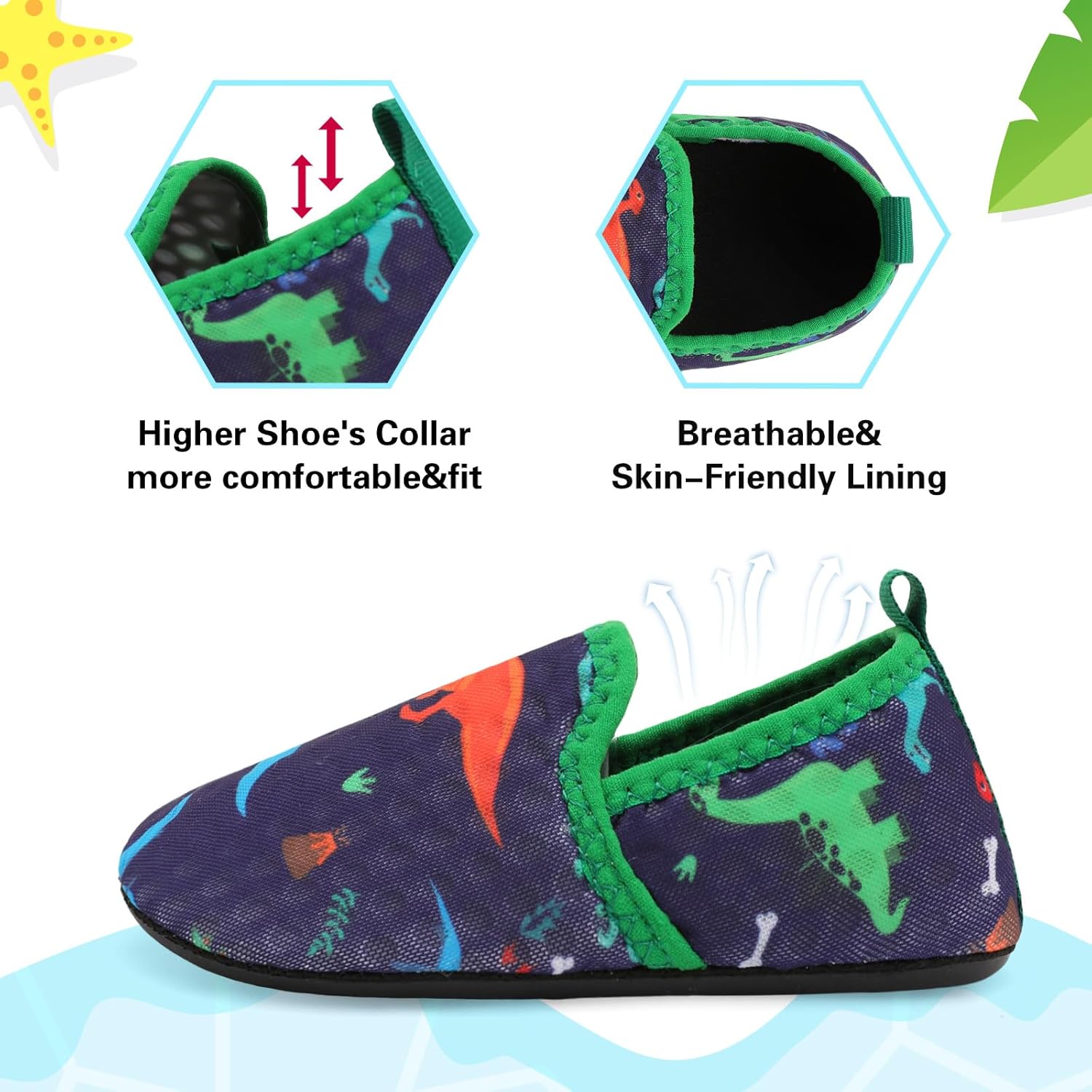 Centipede Demon Toddler Water Shoes Quick-Dry Non-Slip Adjustable