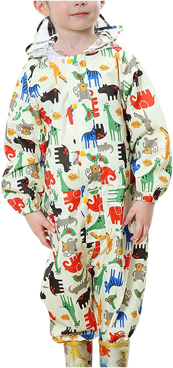 Rainy Day Sleeveless Coverall for Kids