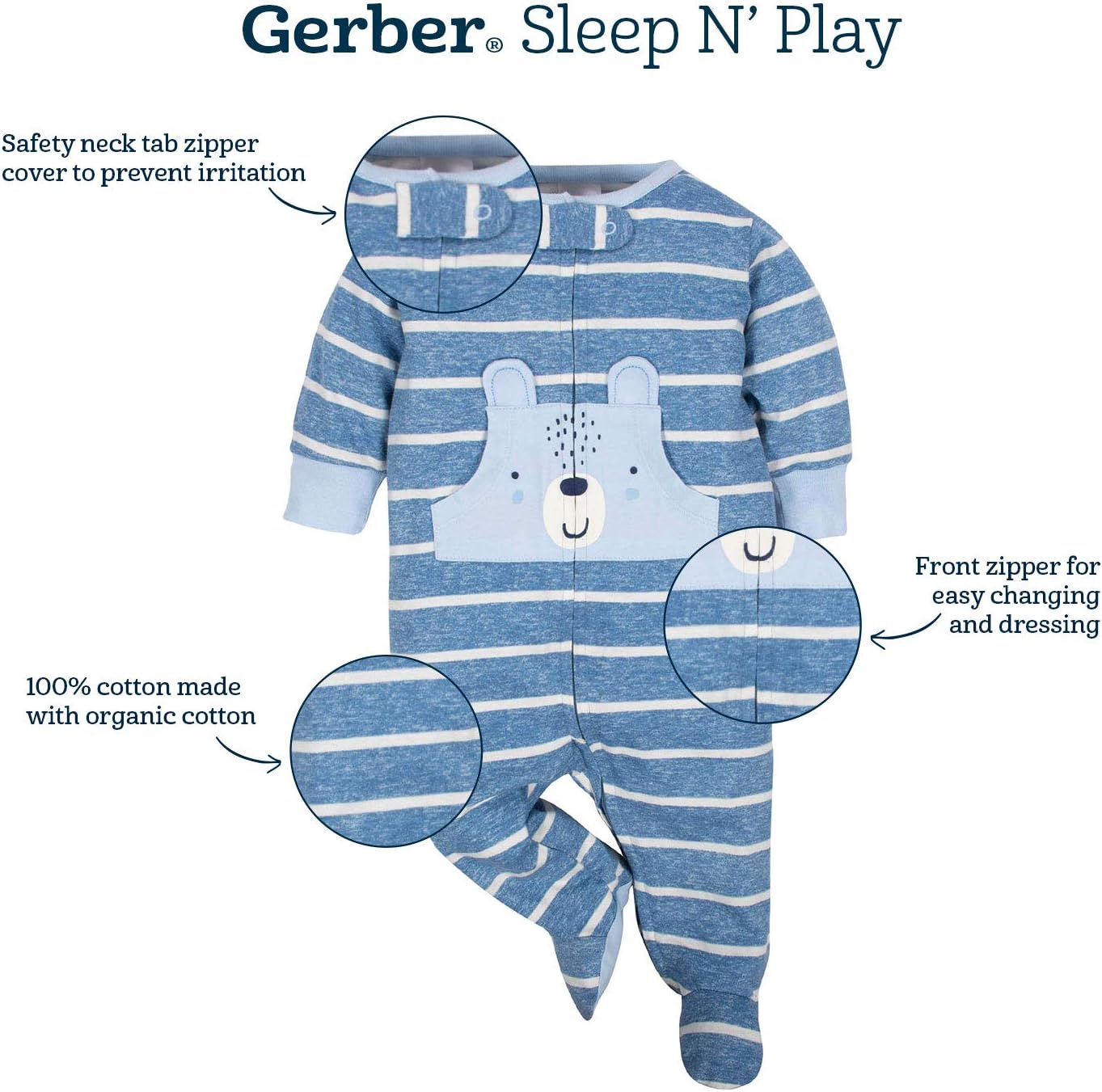 Gerber Baby Boys 2-Pack Sleep N Play
