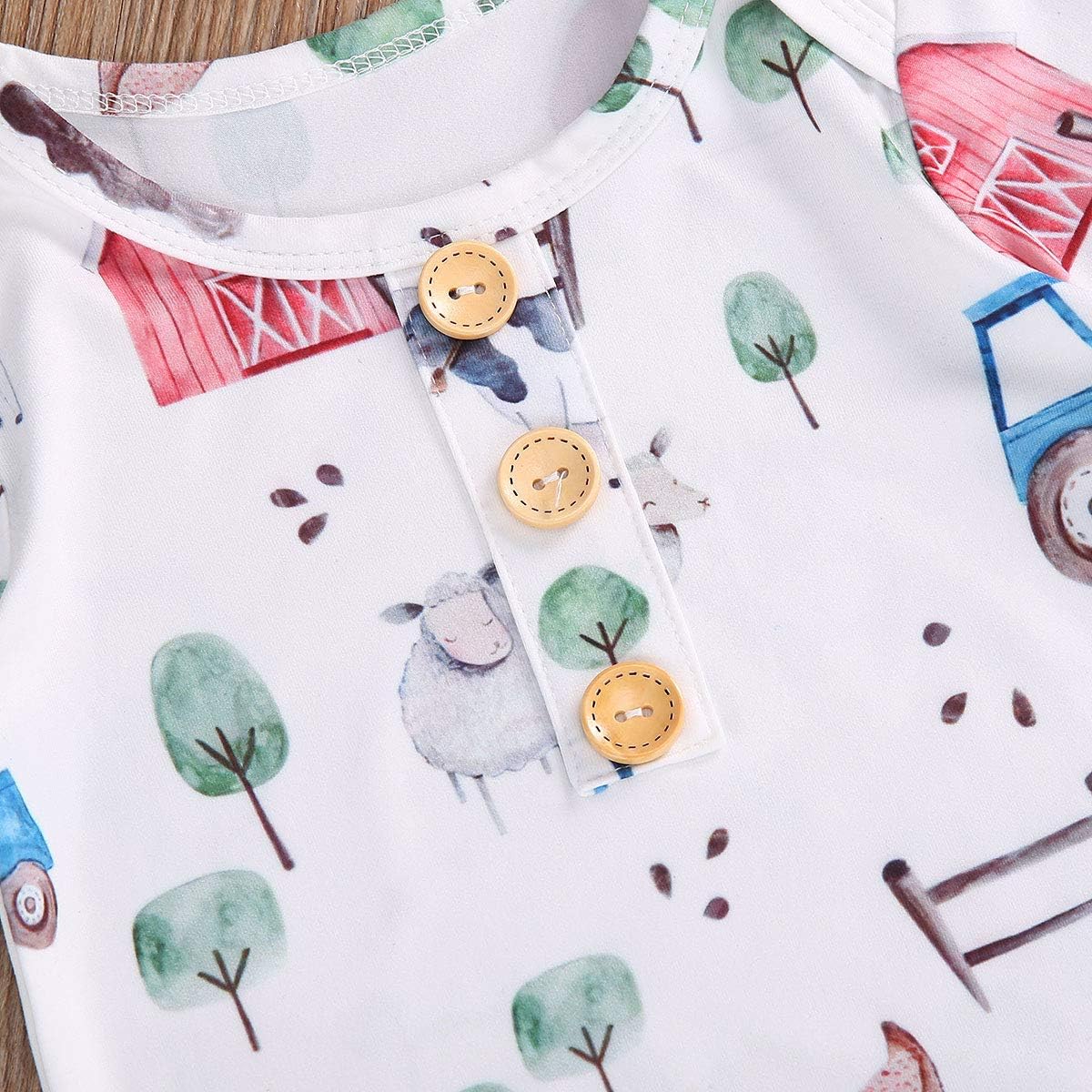 CIYCUIT Knotted Baby Gown Outfit for Newborn