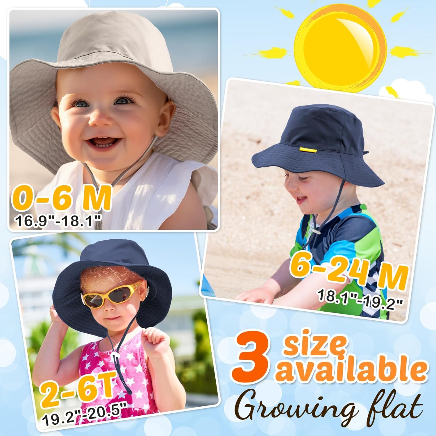 Adjustable Toddlers UltraProtection SunUPF 50
