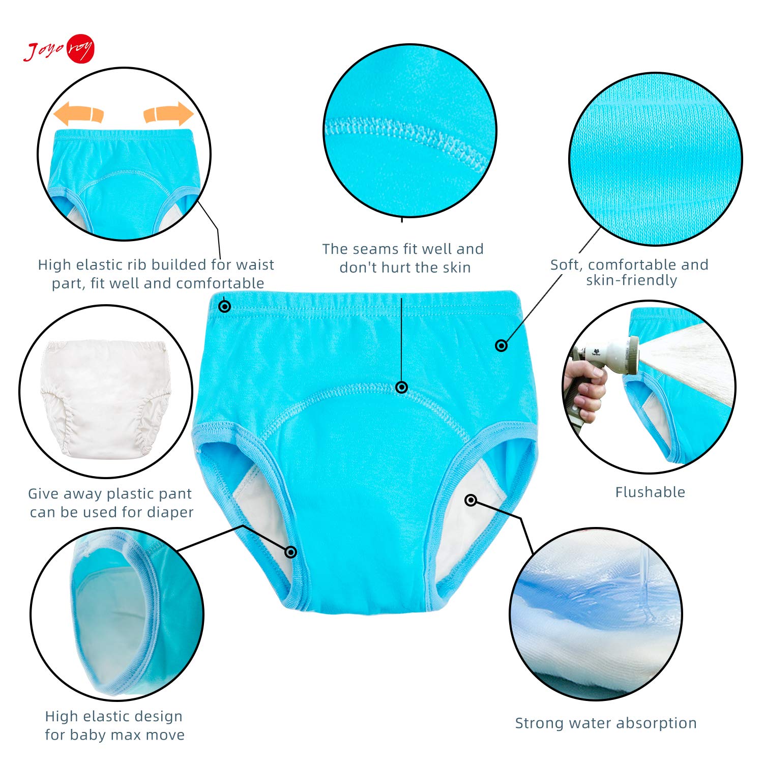 Joyo Roy 6Pcs Training Underwear for Boys