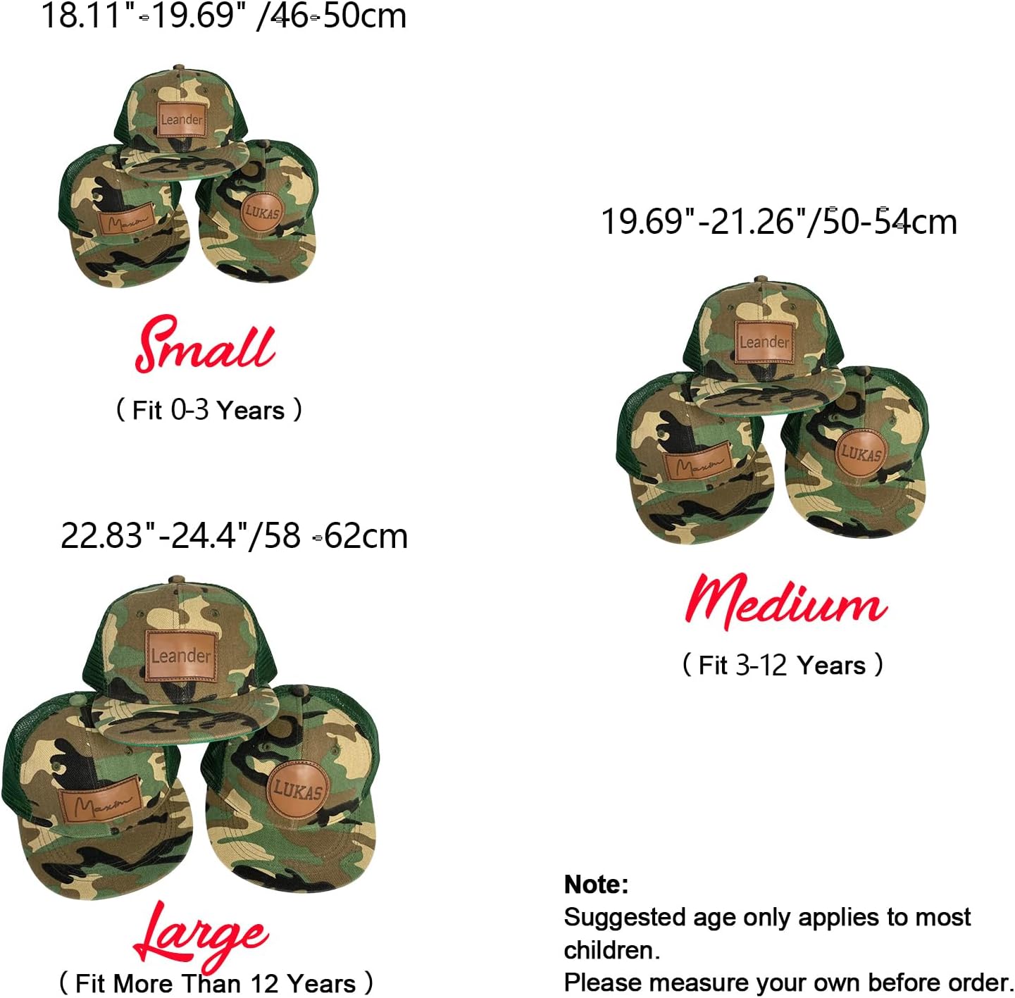 Personalized Camo Toddler Baseball Cap