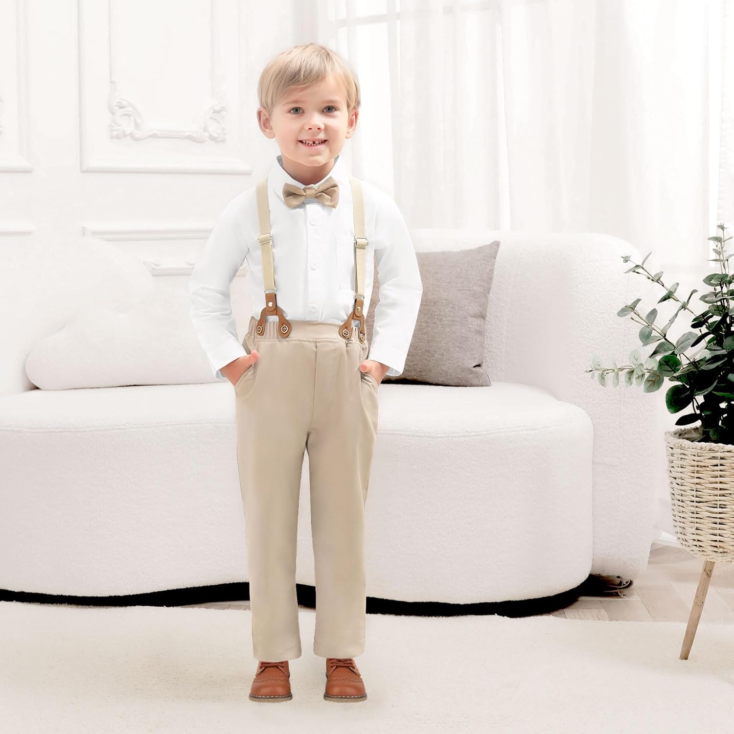 Stylish comfy Toddler Boys Button-Down Nobody