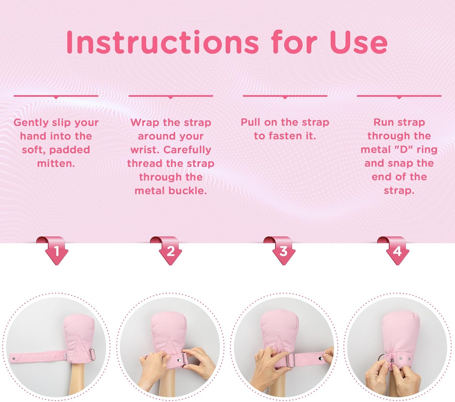 Double-Security Soft Padded Gloves for Babies