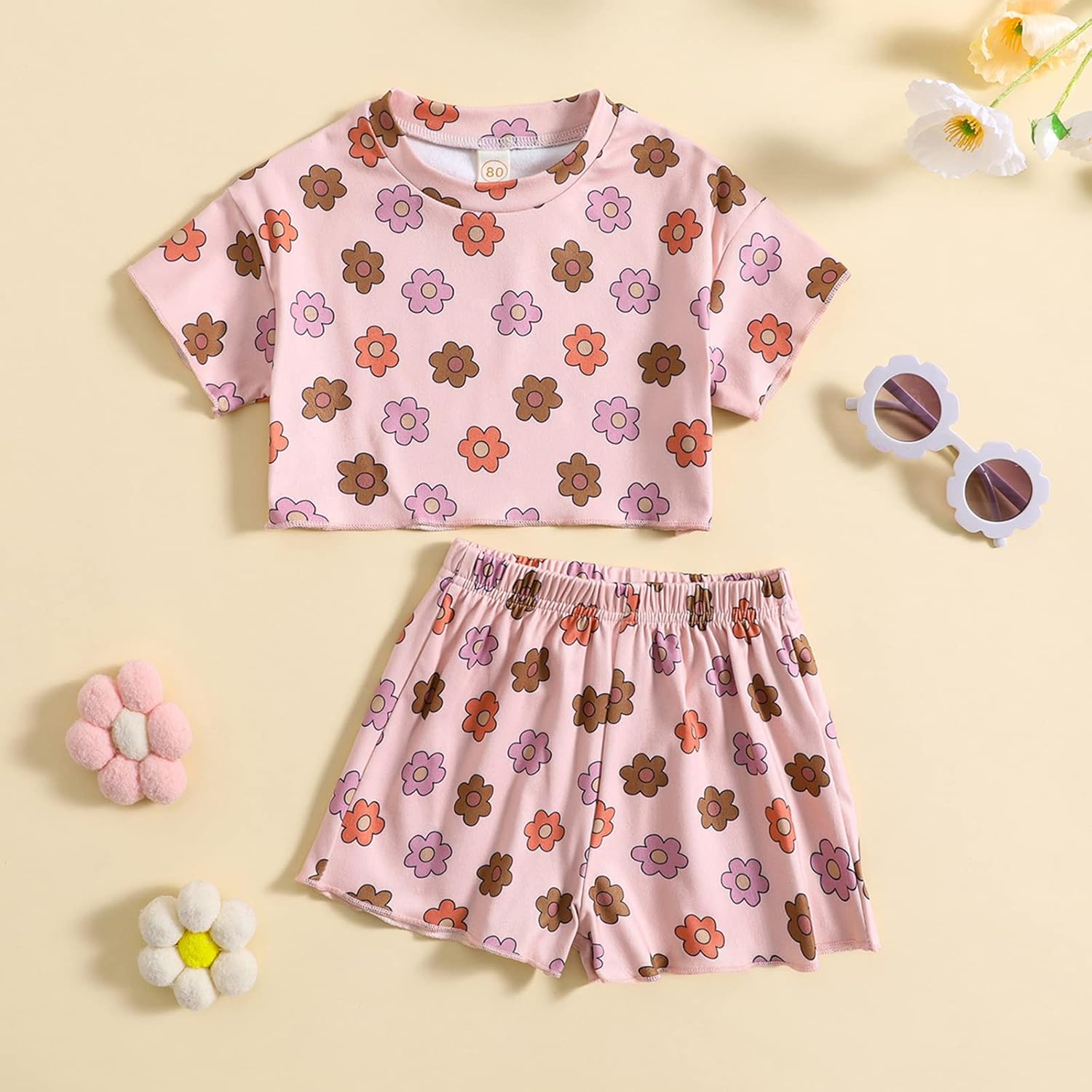 FYBITBO Summer Toddler Girl Outfit