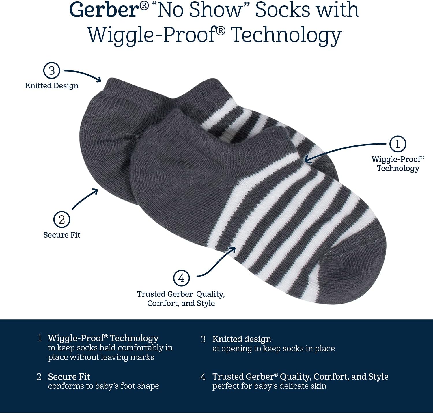 Gerber Baby Ankle Socks