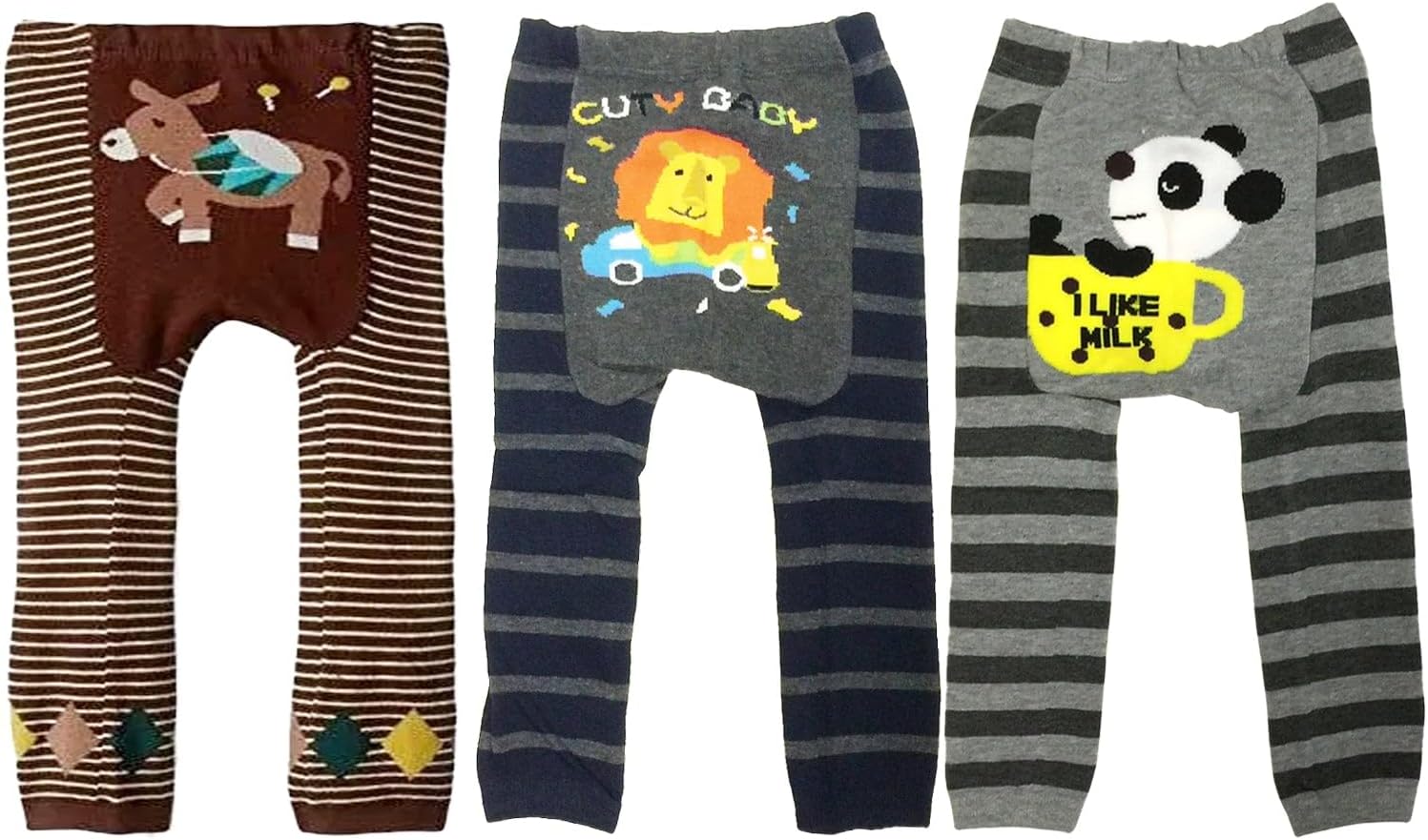 Happy Days Animal Themed Leggings Set of 3