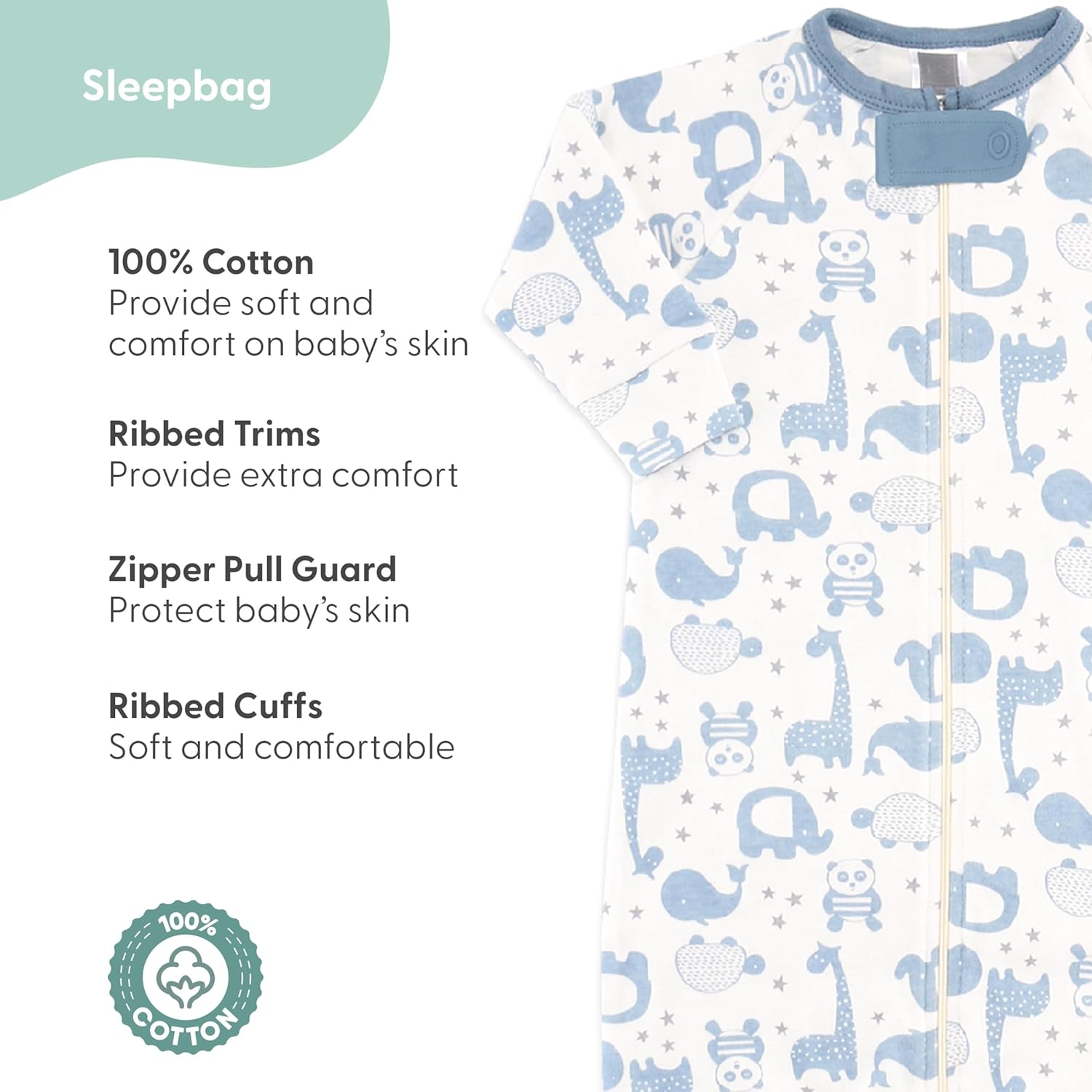 23-Piece Soft Blue Layette Set for Newborn Boys