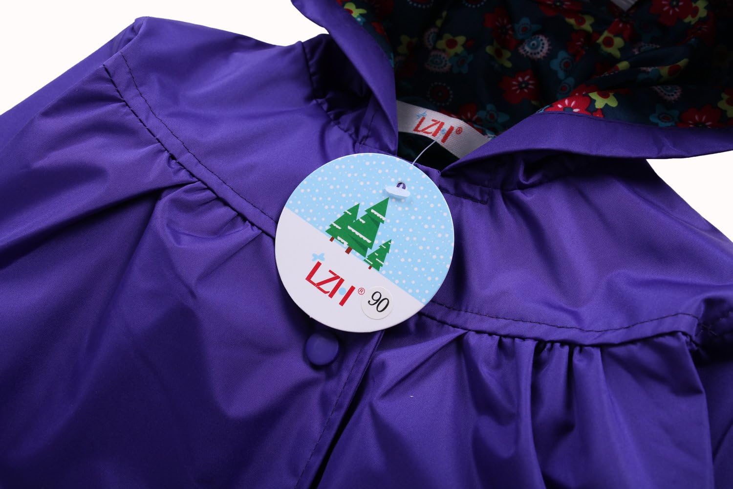 LZH - Waterproof rain jacket with pants child-friendly design