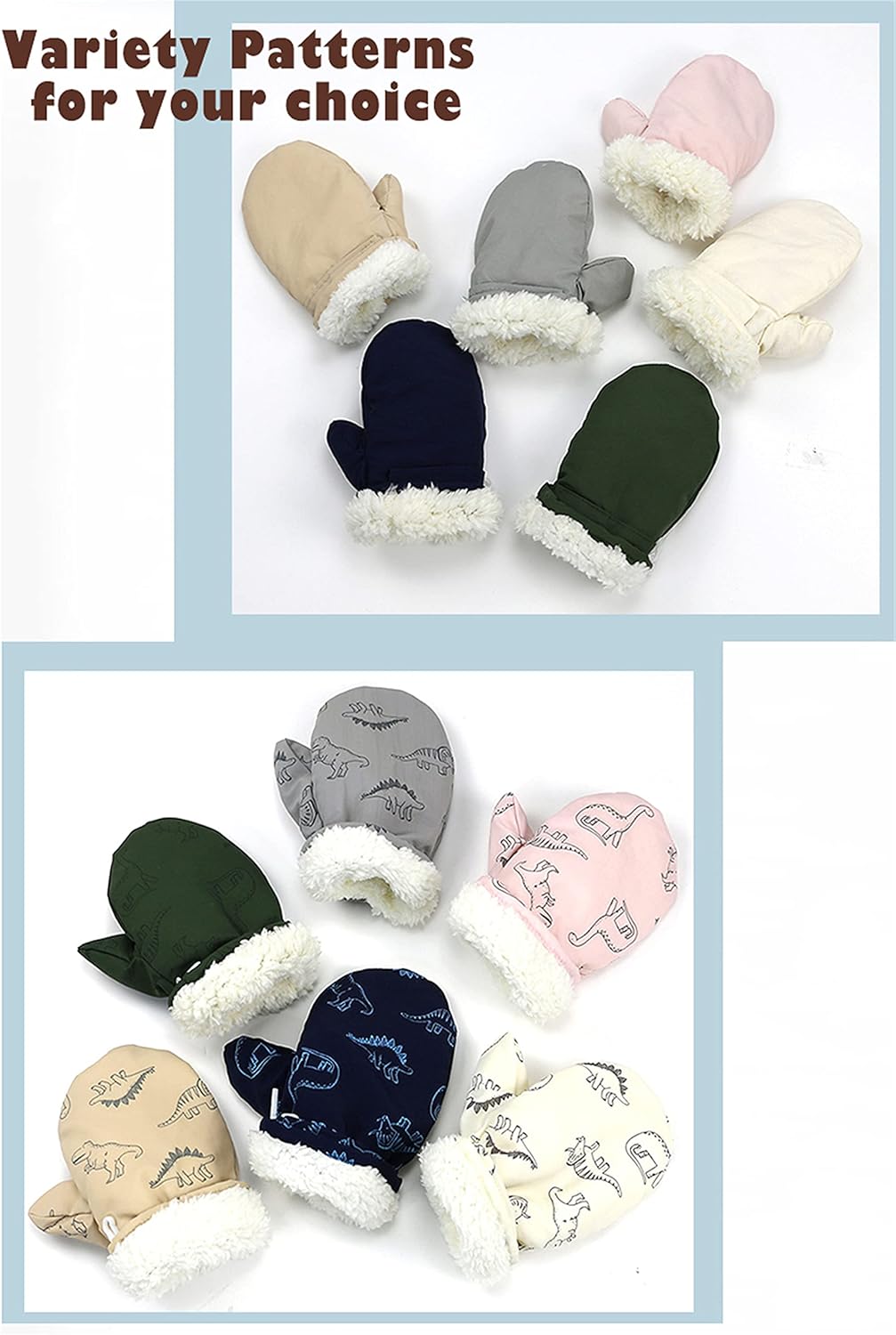 Warm Waterproof Winter Gloves for Kids