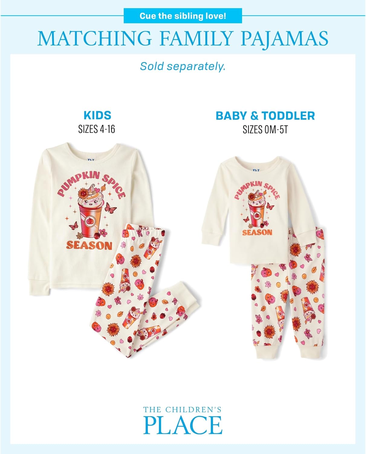 Sibling Matching Pajama Sets Halloween Thanksgiving Friendly 100 Cotton