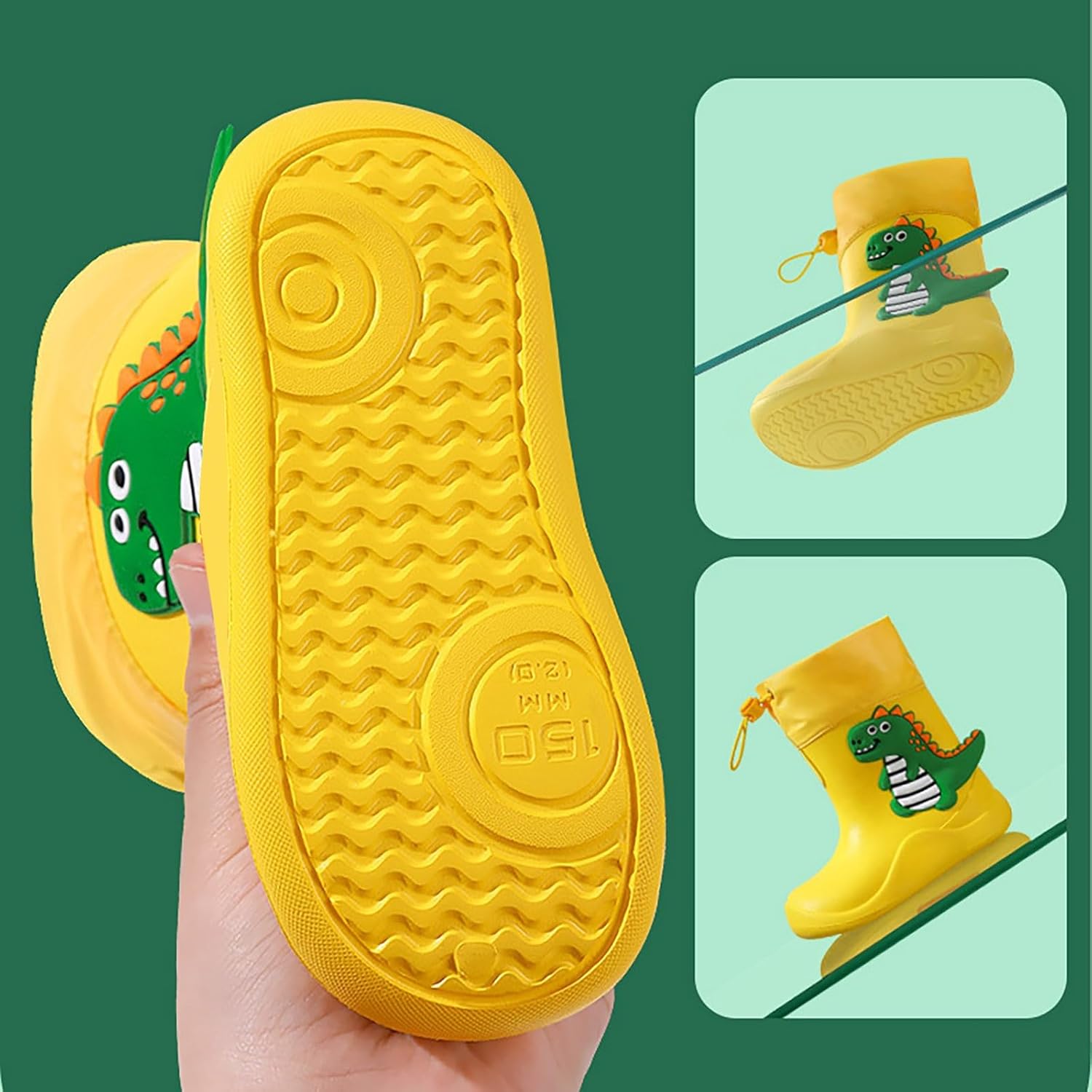 Toddler Dinosaur Rain Boots