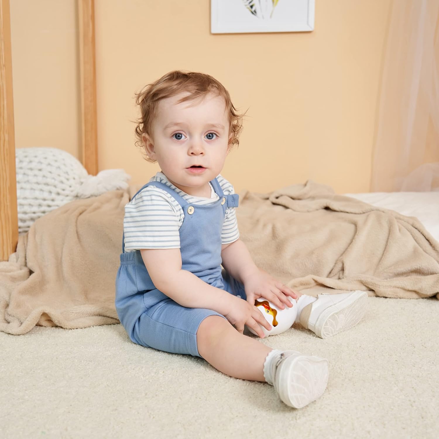 Infant Boys Summer Romper Set