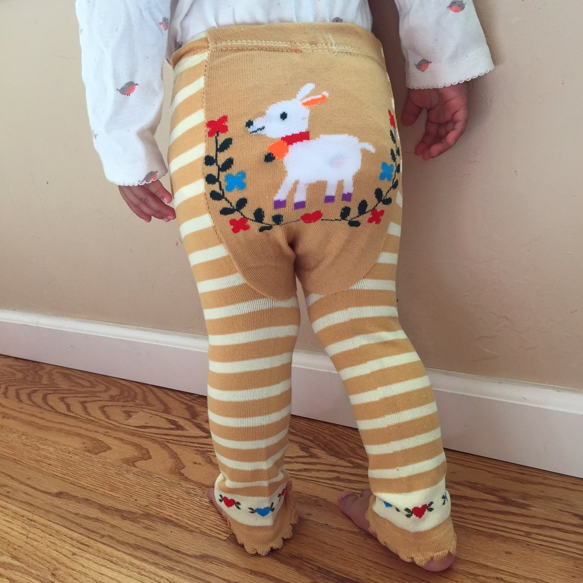 Wrapables Baby Toddler Leggings 123 Elephant - 6 to 12 Months