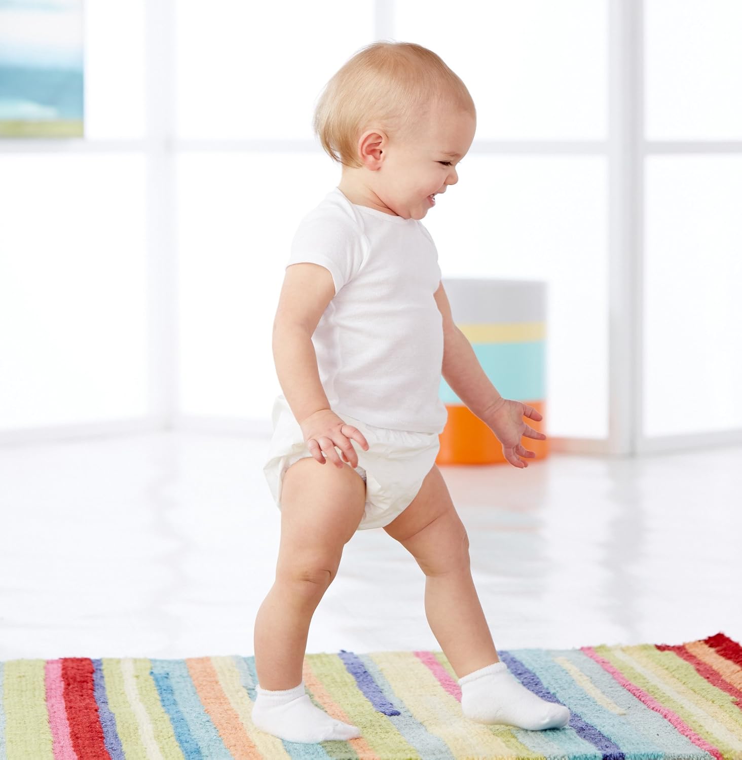 Gerber Baby Girls Waterproof Pants Perfect for Potty Training