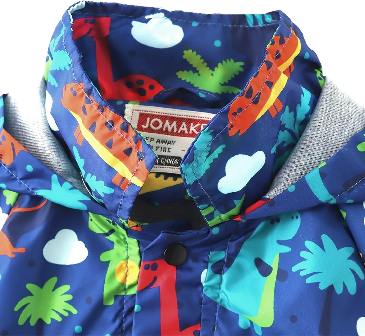 Kids Rainbow Print Rain Suit 2-Piece Set for Toddler