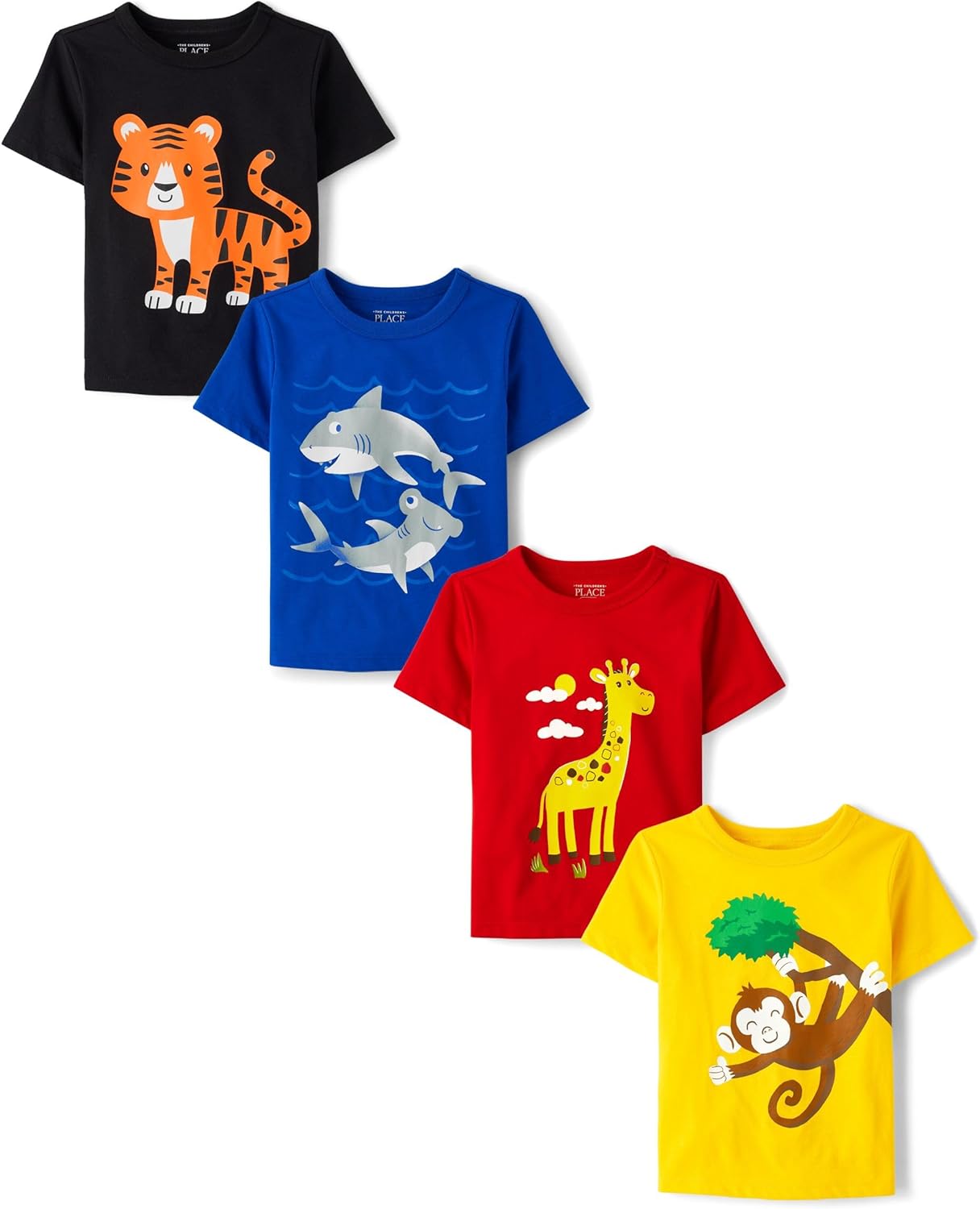 The Childrens Place Boys and Toddler Animal Graphic T-Shirts