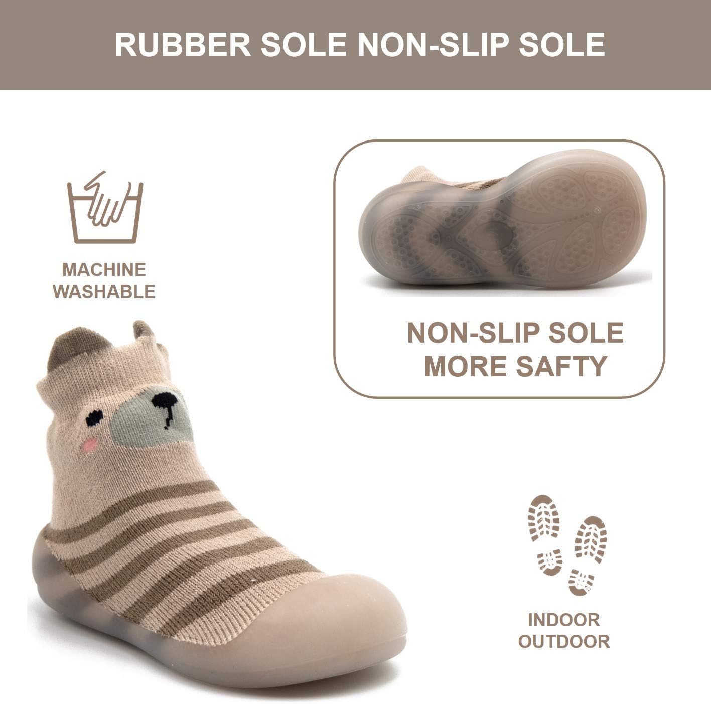 Perfect Toddler Slipper for baby boys girls in Non-Skidsole