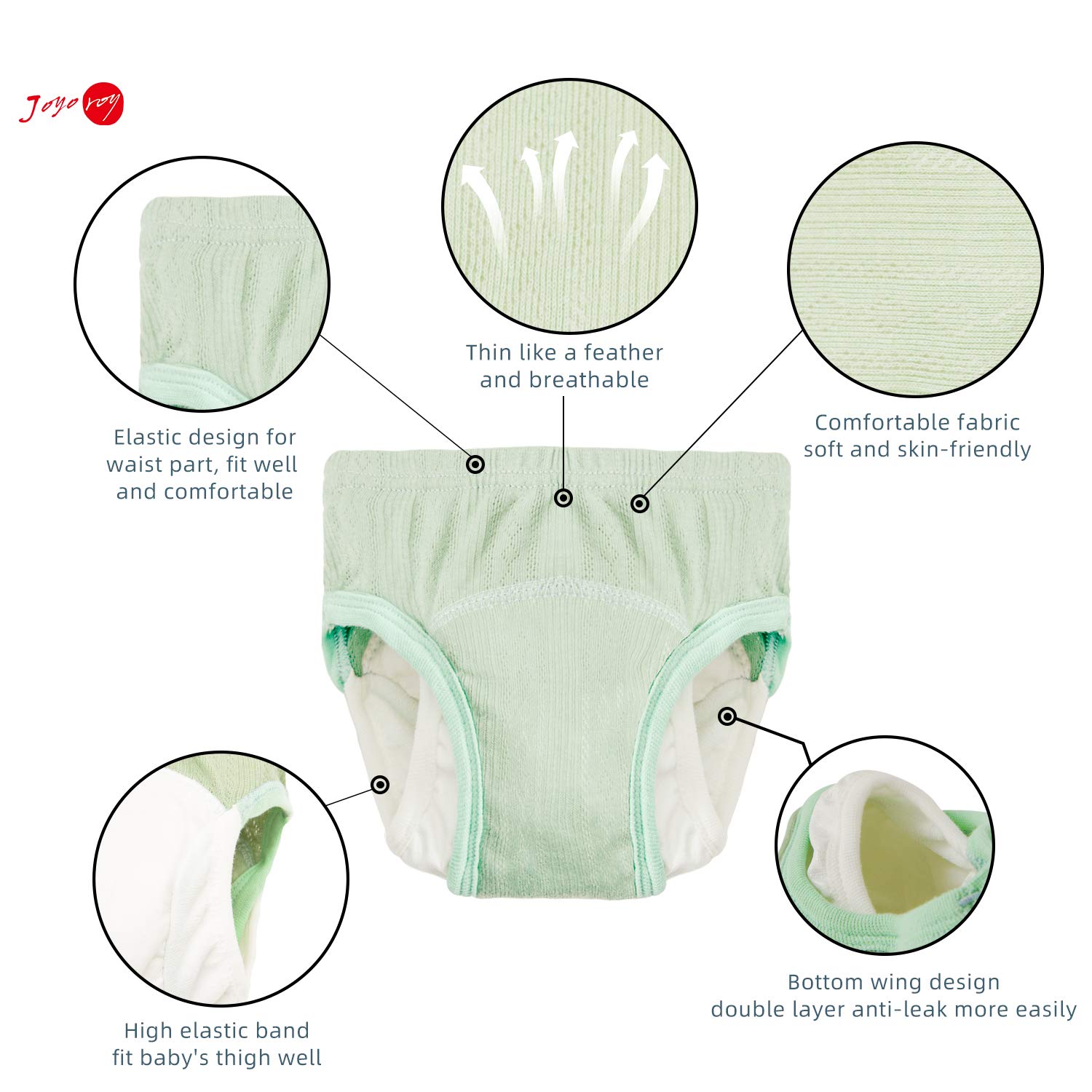 5-Piece Potty Training Underwear Set for Boys 2-3