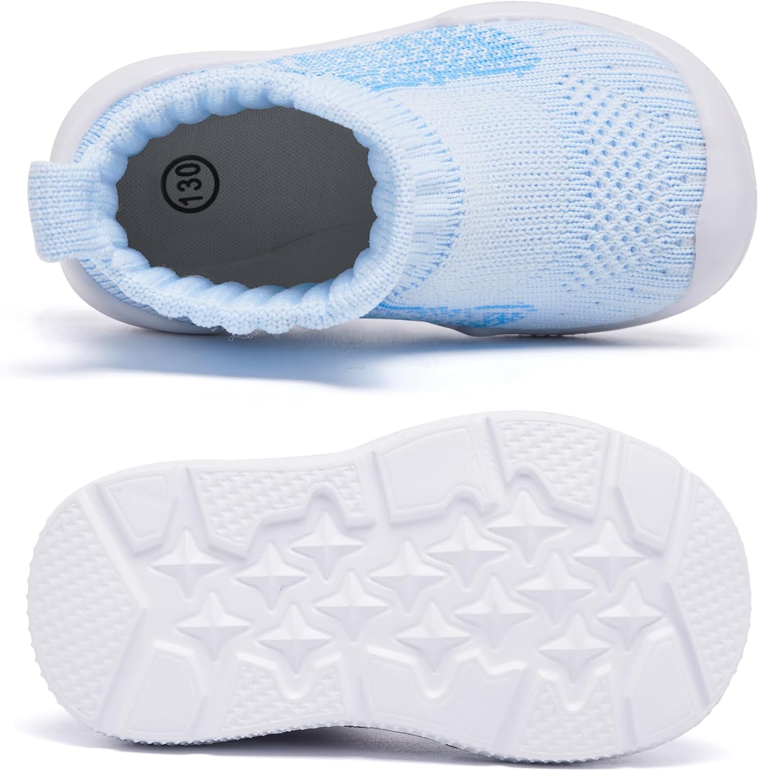 MORENDL Toddler Sock Shoes Non-Slip Walking Boots for Boys Girls
