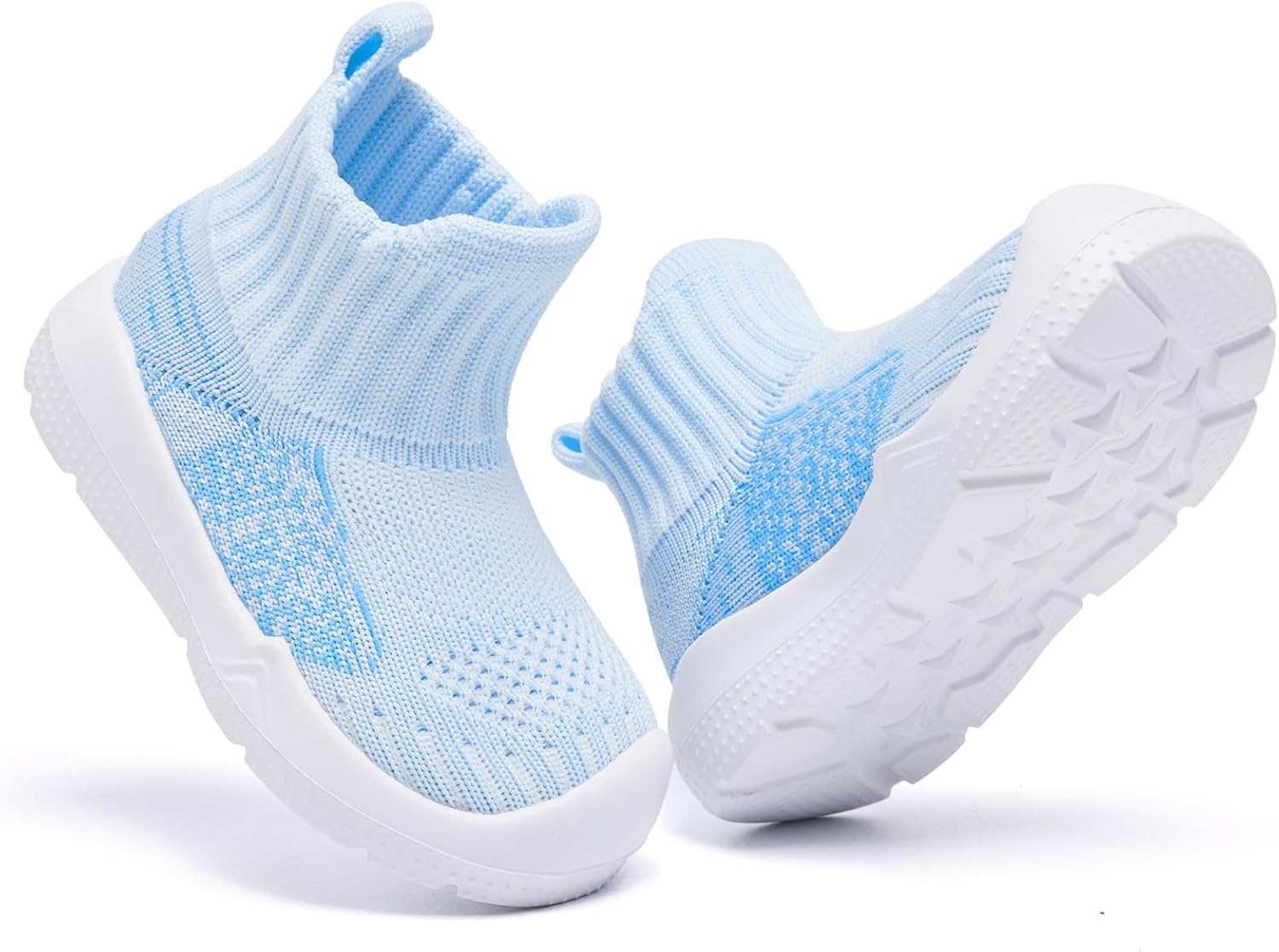 MORENDL Toddler Sock Shoes Non-Slip Walking Boots for Boys Girls