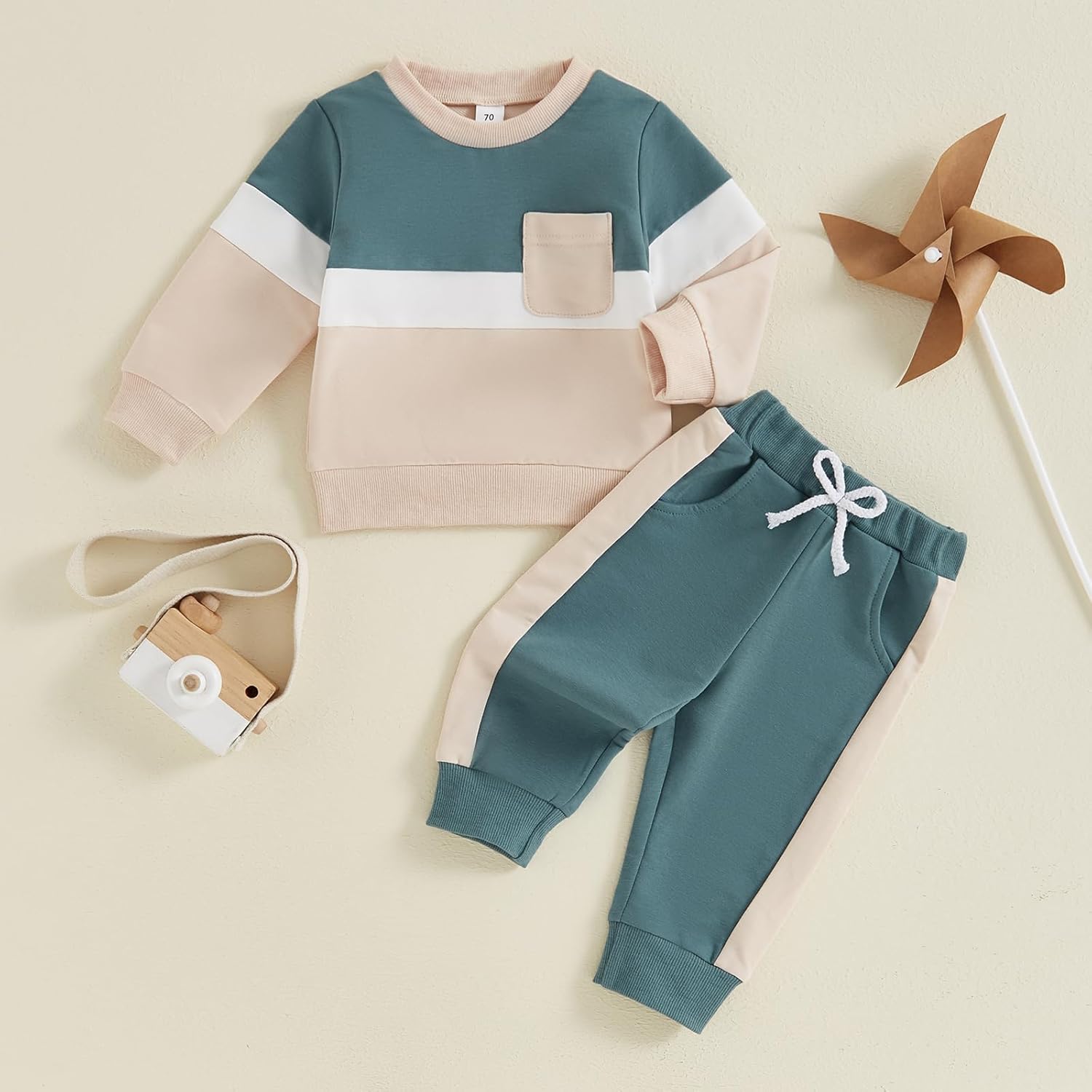 MoZiKQin Toddler Fall Winter 2Pcs Outfit Set