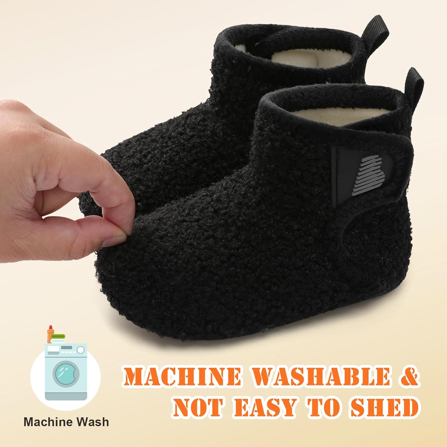 Barerun Toddler Winter Slippers