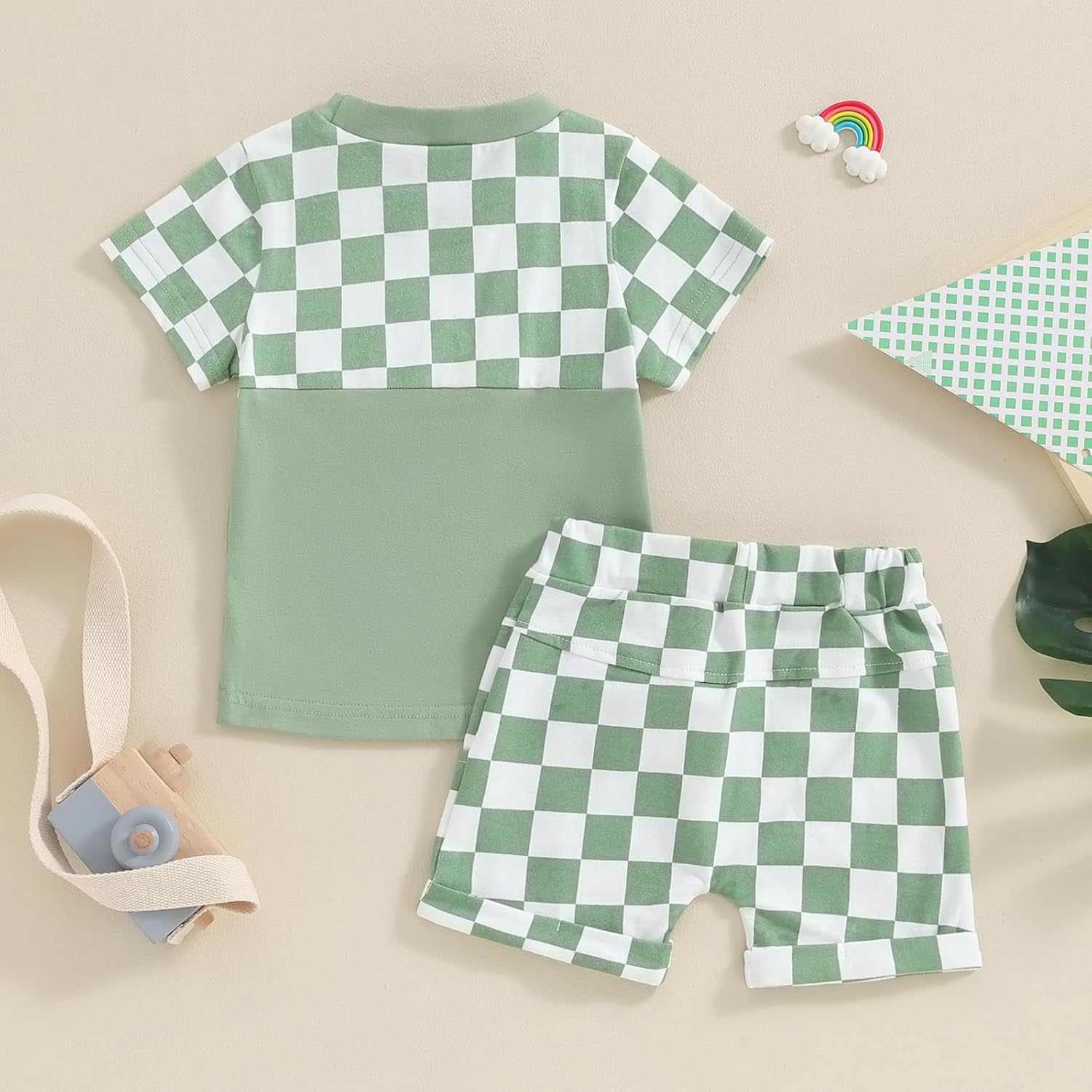 AllShope Adorable Toddler Boys Summer T-Shirt Set