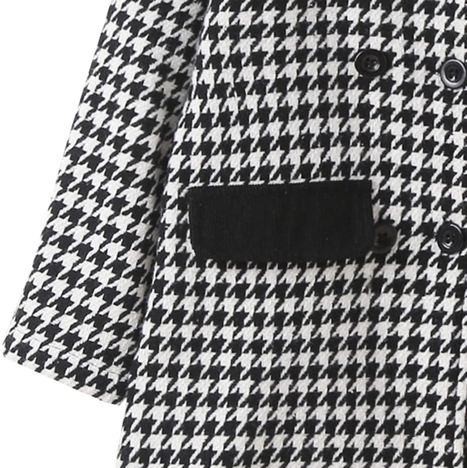 Toddler Houndstooth Coat