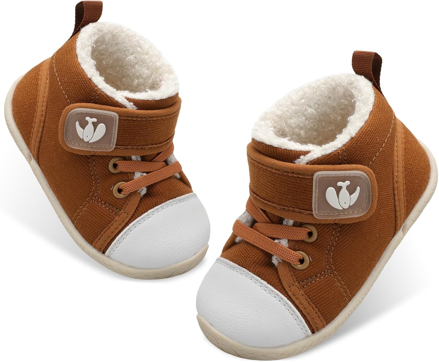 Warm Non-Slip Fleece Booties for Babies