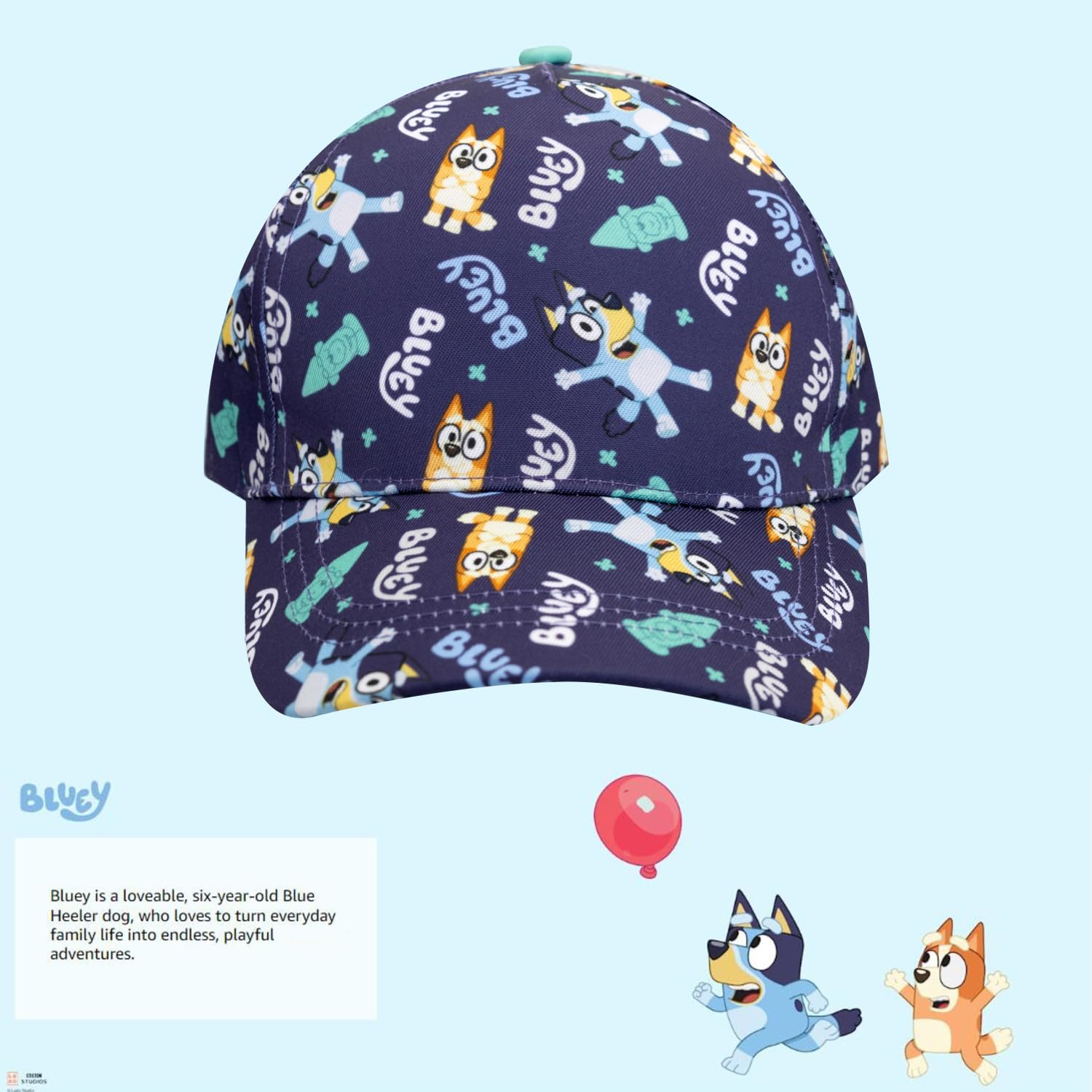 Cute Toddler Baseball Cap Bluey